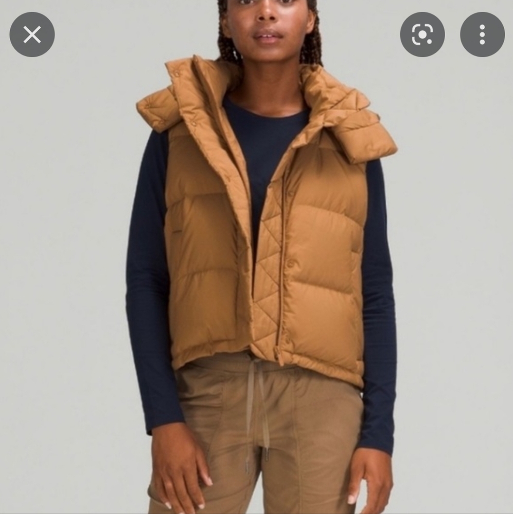 Lululemon Wunder Puff Crop Vest - Bold Beige 4